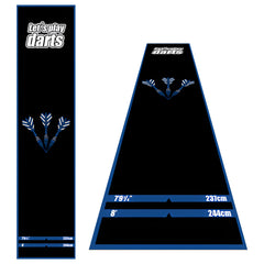 Blue Border Darts Throw Line Dart Mat - main product image