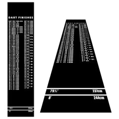 Dart Finishes Checkout Throw Line Dart Mat - main product image